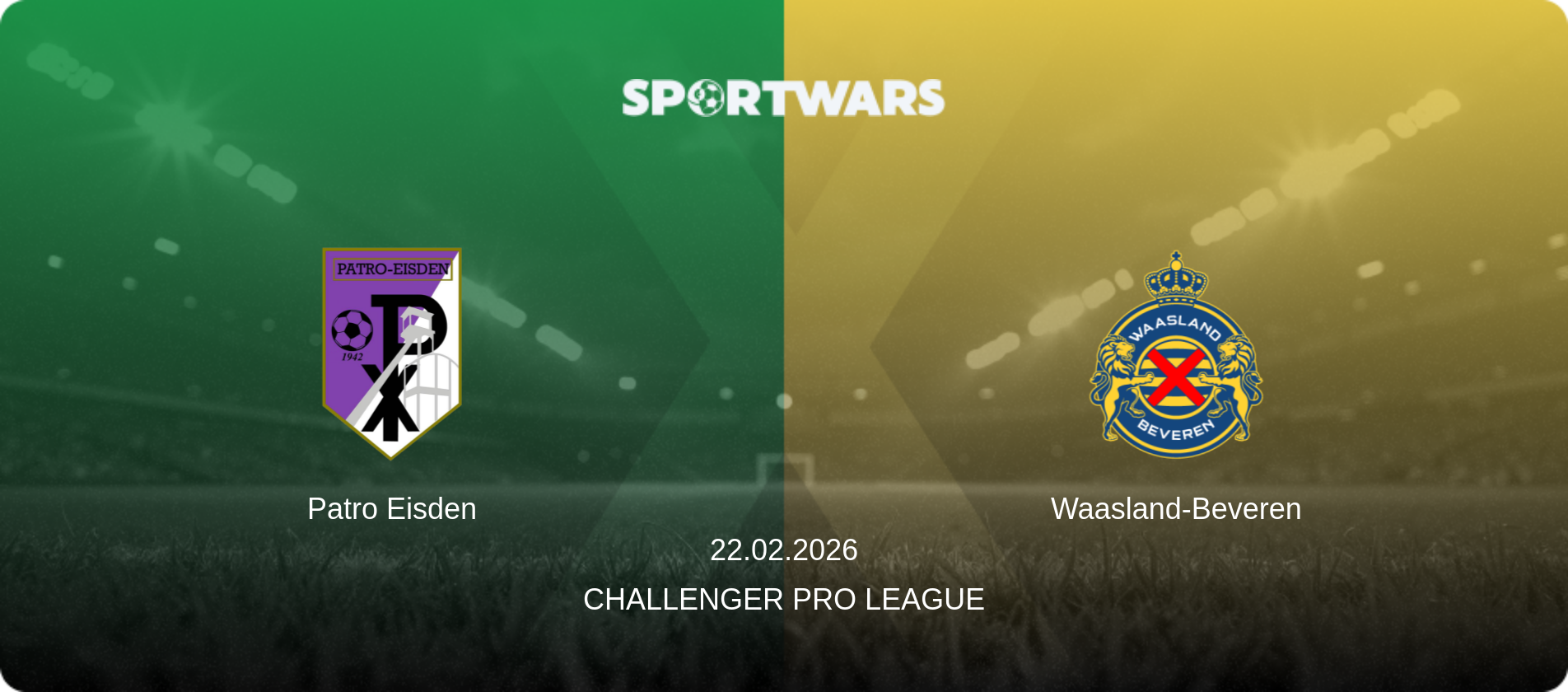 Patro Eisden — Waasland-Beveren, 22.02.2026 — Challenger Pro League (match preview)