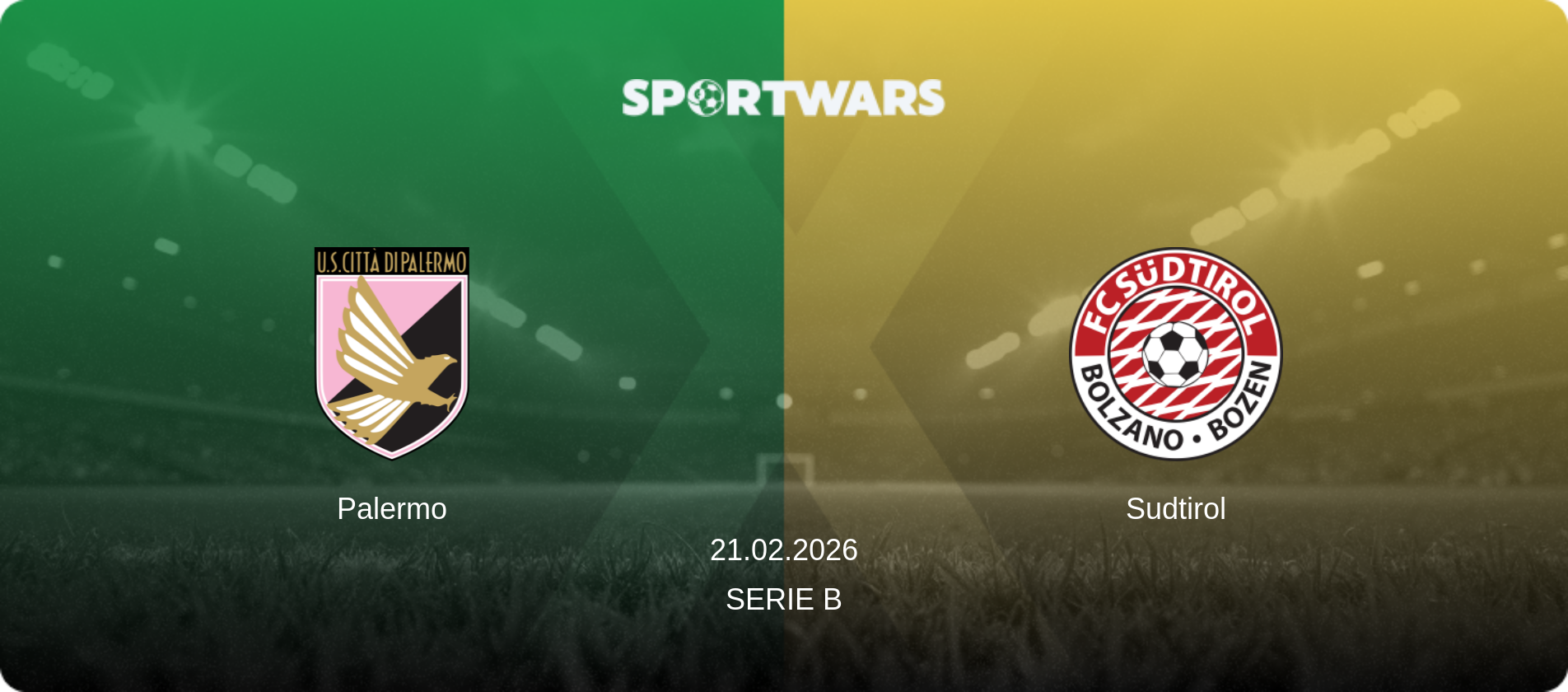 Palermo — Sudtirol, 21.02.2026 — Serie B (match preview)