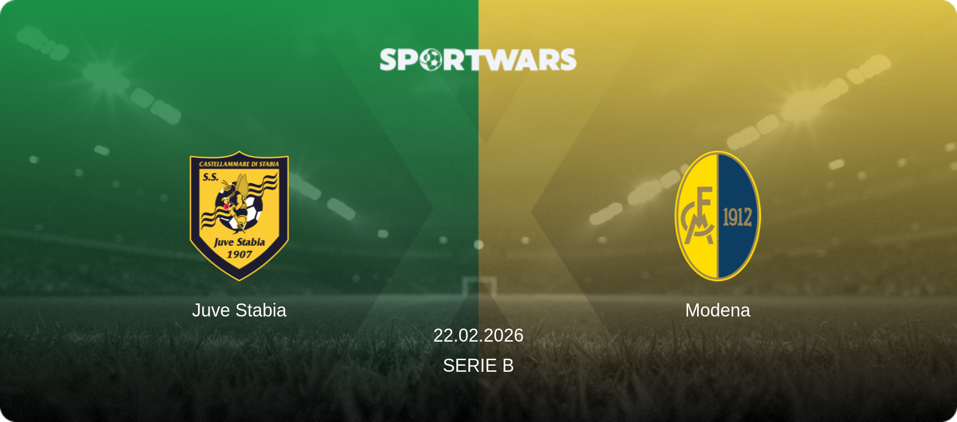 Juve Stabia — Modena, 22.02.2026 — Serie B (match preview)
