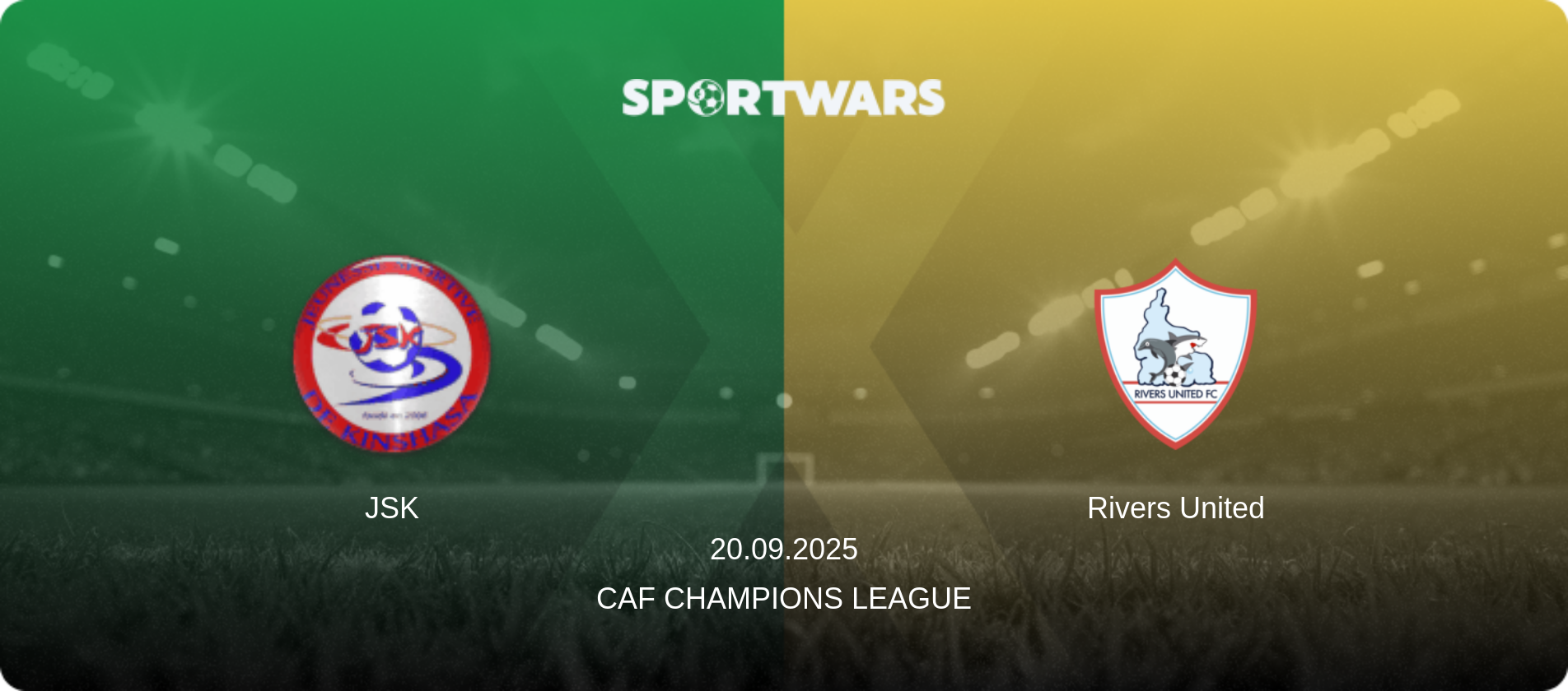 JSK — Rivers United, 20.09.2025 — CAF Champions League (match preview)