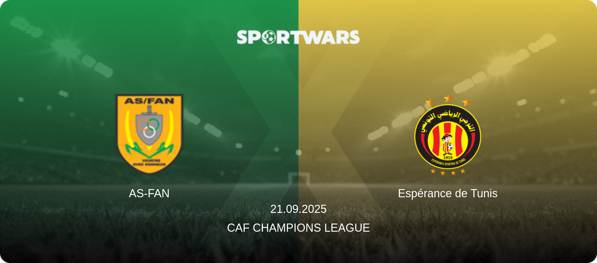 AS-FAN — Espérance de Tunis, 21.09.2025 — CAF Champions League (match preview)