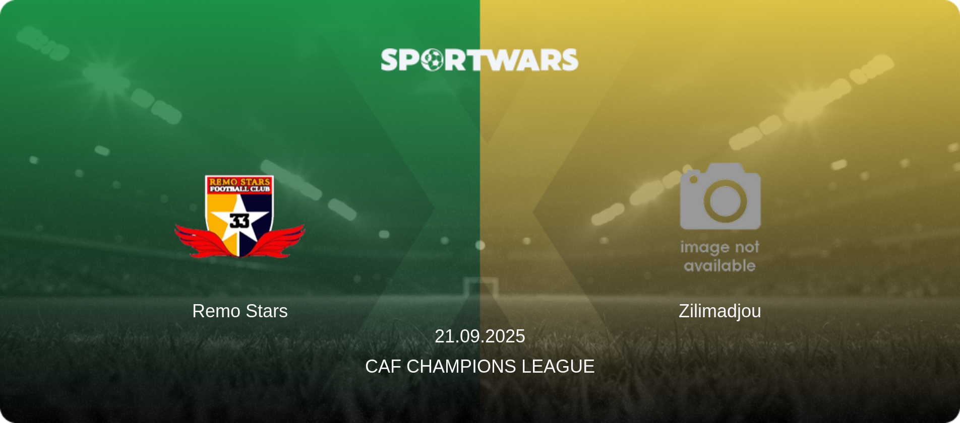 Remo Stars — Zilimadjou, 21.09.2025 — CAF Champions League (match preview)