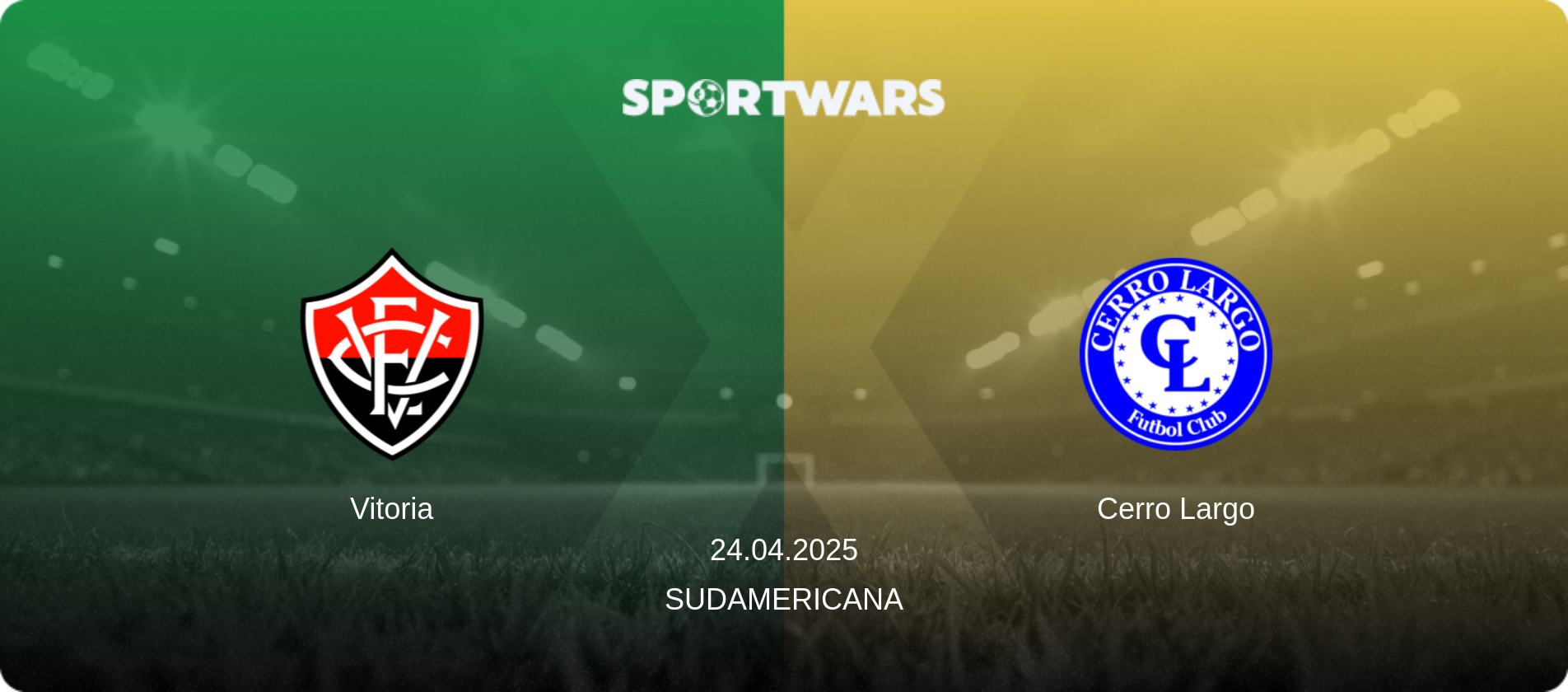 Vitoria — Cerro Largo, 24.04.2025 — Sudamericana (match preview)