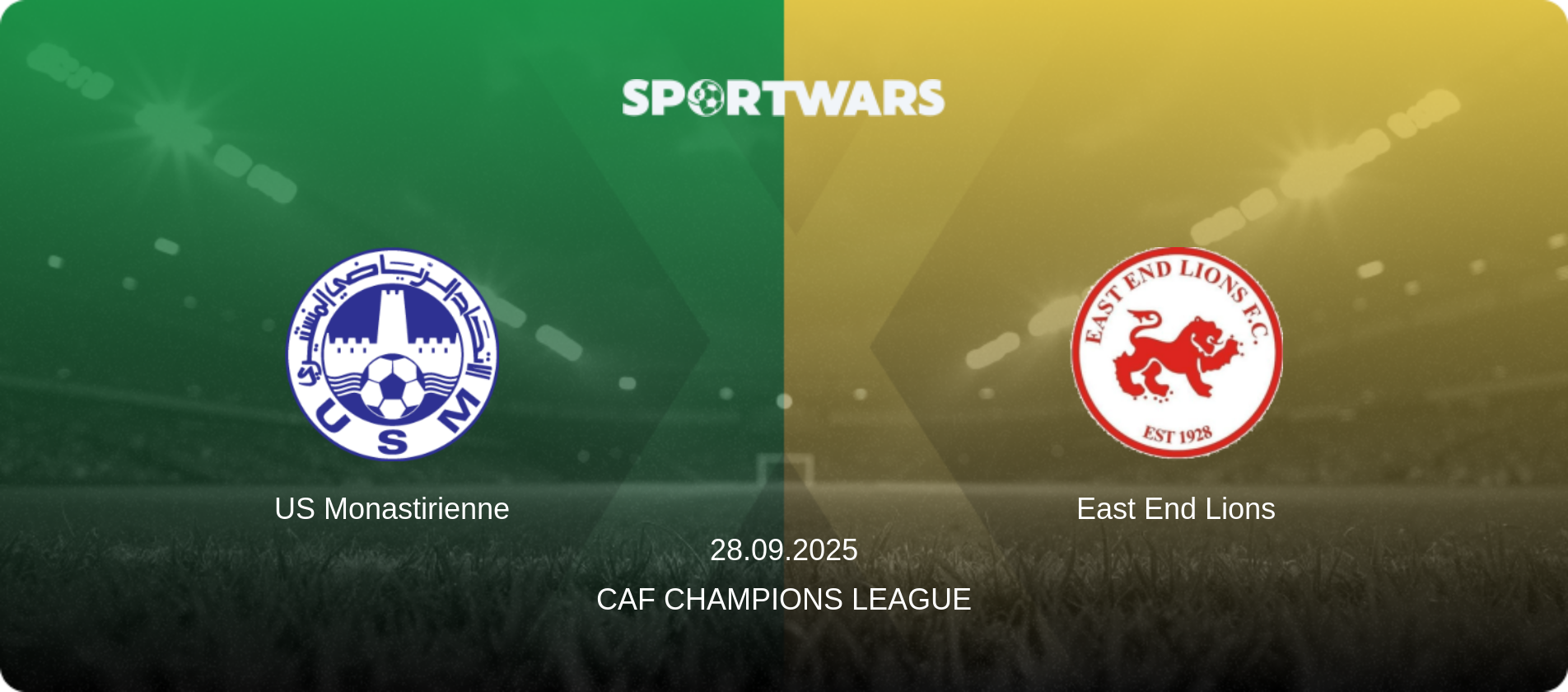 US Monastirienne — East End Lions, 28.09.2025 — CAF Champions League (match preview)