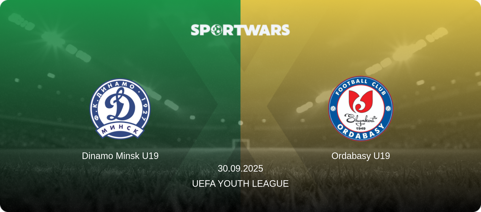 Dinamo Minsk U19 — Ordabasy U19, 30.09.2025 — UEFA Youth League (match preview)