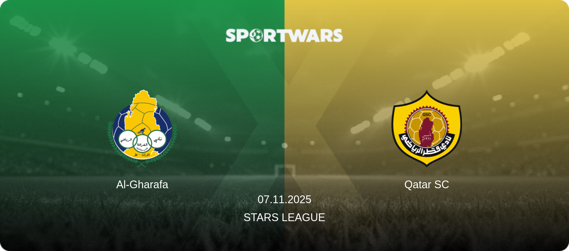 Al-Gharafa — Qatar SC, 07.11.2025 — Stars League (match preview)