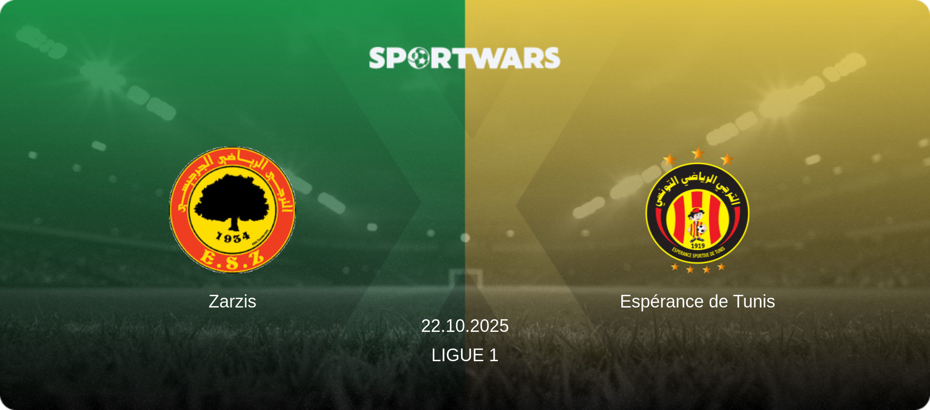 Zarzis — Espérance de Tunis, 22.10.2025 — Ligue 1 (match preview)