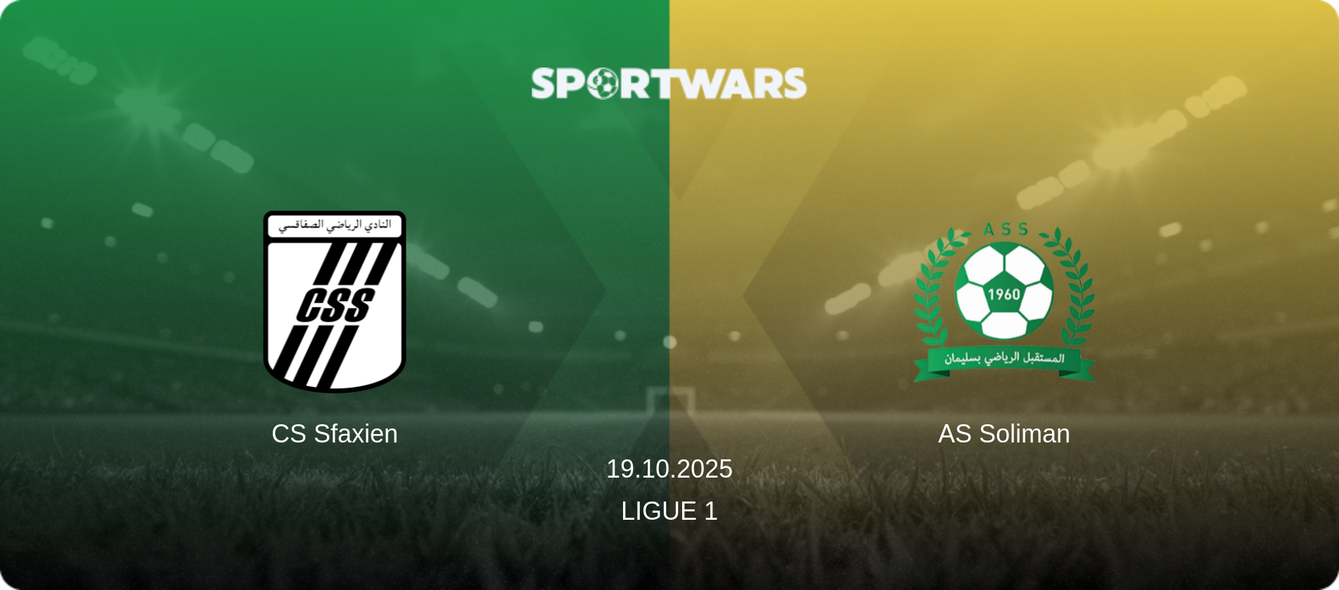 CS Sfaxien — AS Soliman, 19.10.2025 — Ligue 1 (match preview)