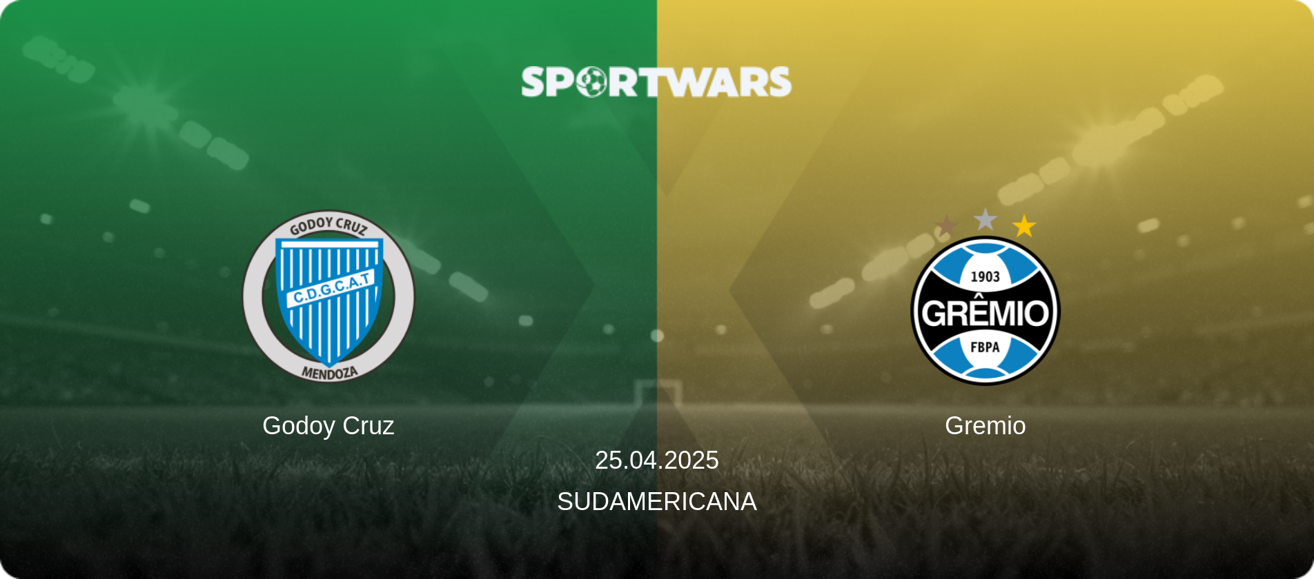 Godoy Cruz — Gremio, 25.04.2025 — Sudamericana (match preview)