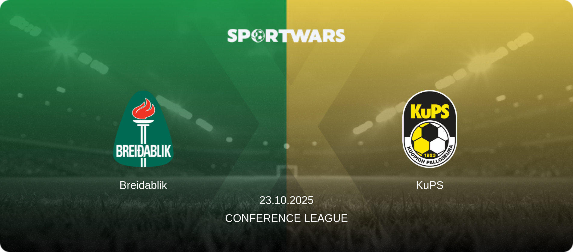 Breidablik — KuPS, 23.10.2025 — Conference League (match preview)