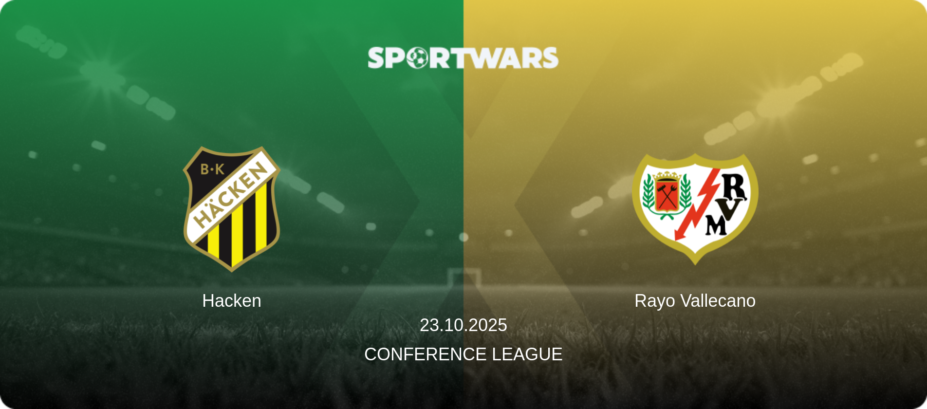 Hacken — Rayo Vallecano, 23.10.2025 — Conference League (match preview)
