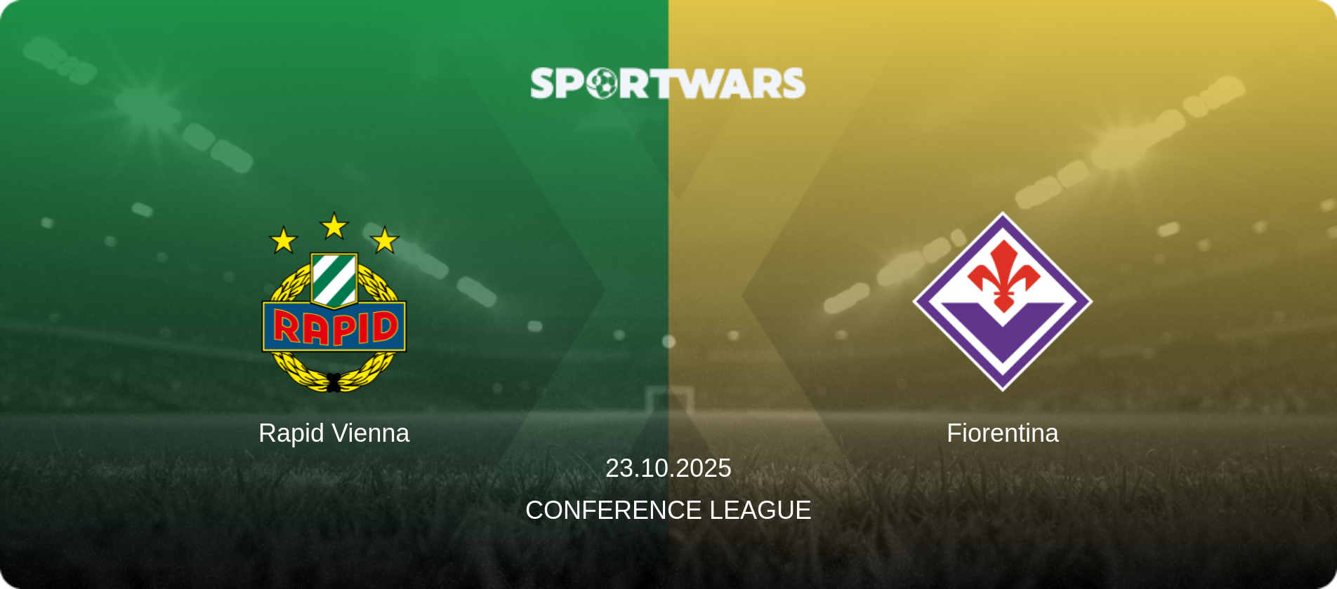Rapid Vienna — Fiorentina, 23.10.2025 — Conference League (match preview)