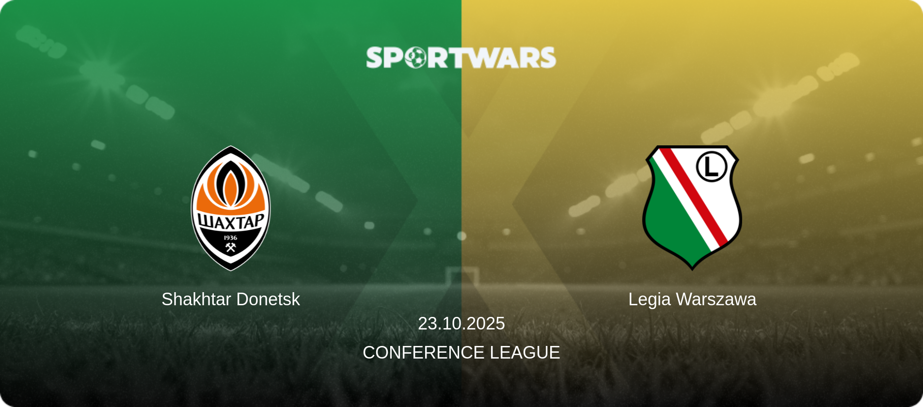 Shakhtar Donetsk — Legia Warszawa, 23.10.2025 — Conference League (match preview)