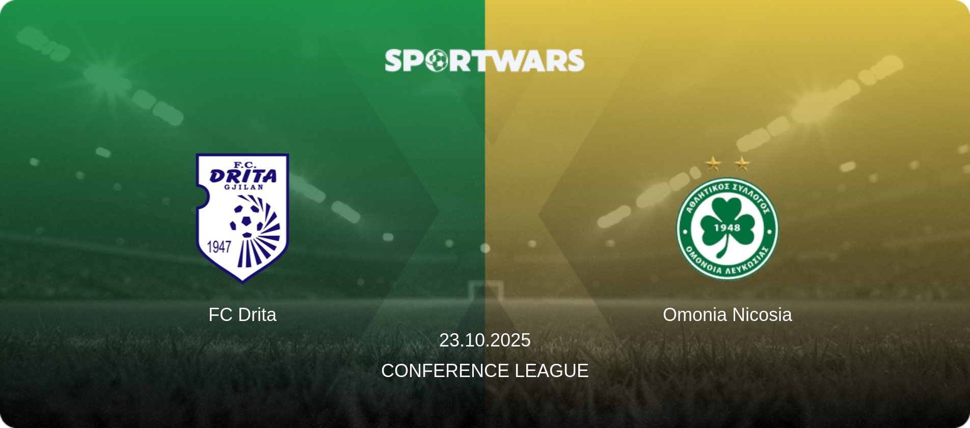 FC Drita — Omonia Nicosia, 23.10.2025 — Conference League (match preview)