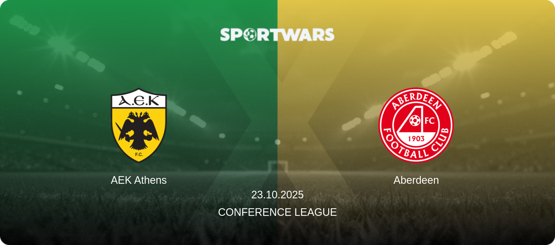 AEK Athens — Aberdeen, 23.10.2025 — Conference League (match preview)