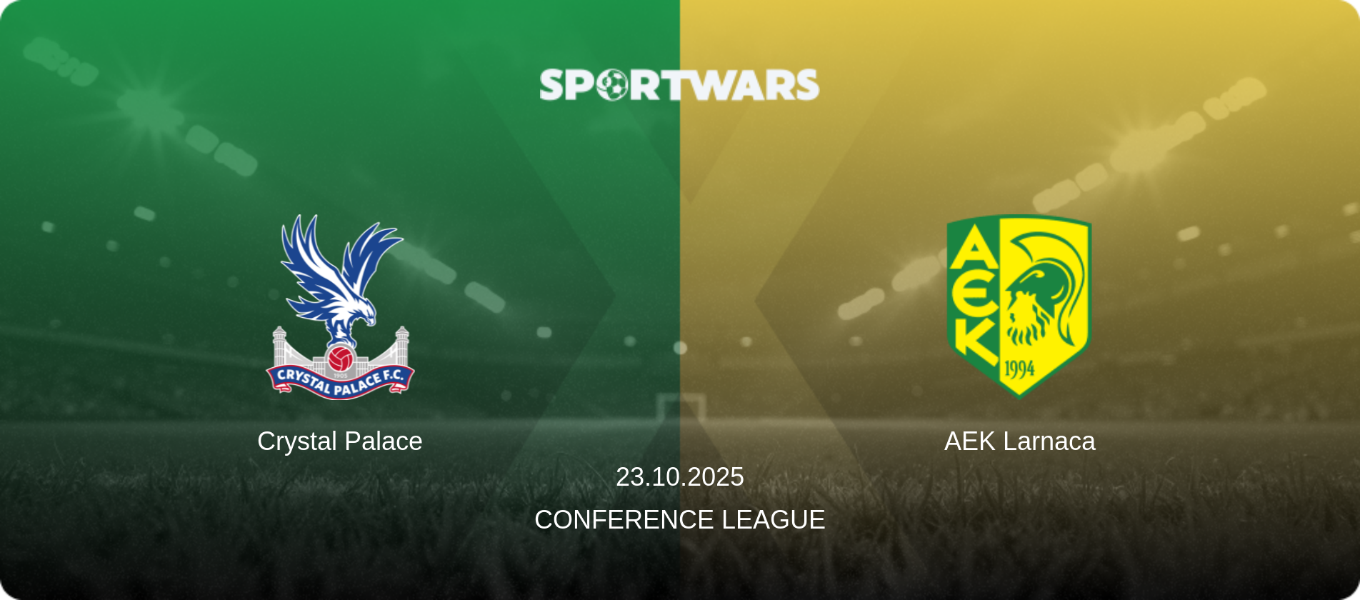 Crystal Palace — AEK Larnaca, 23.10.2025 — Conference League (match preview)