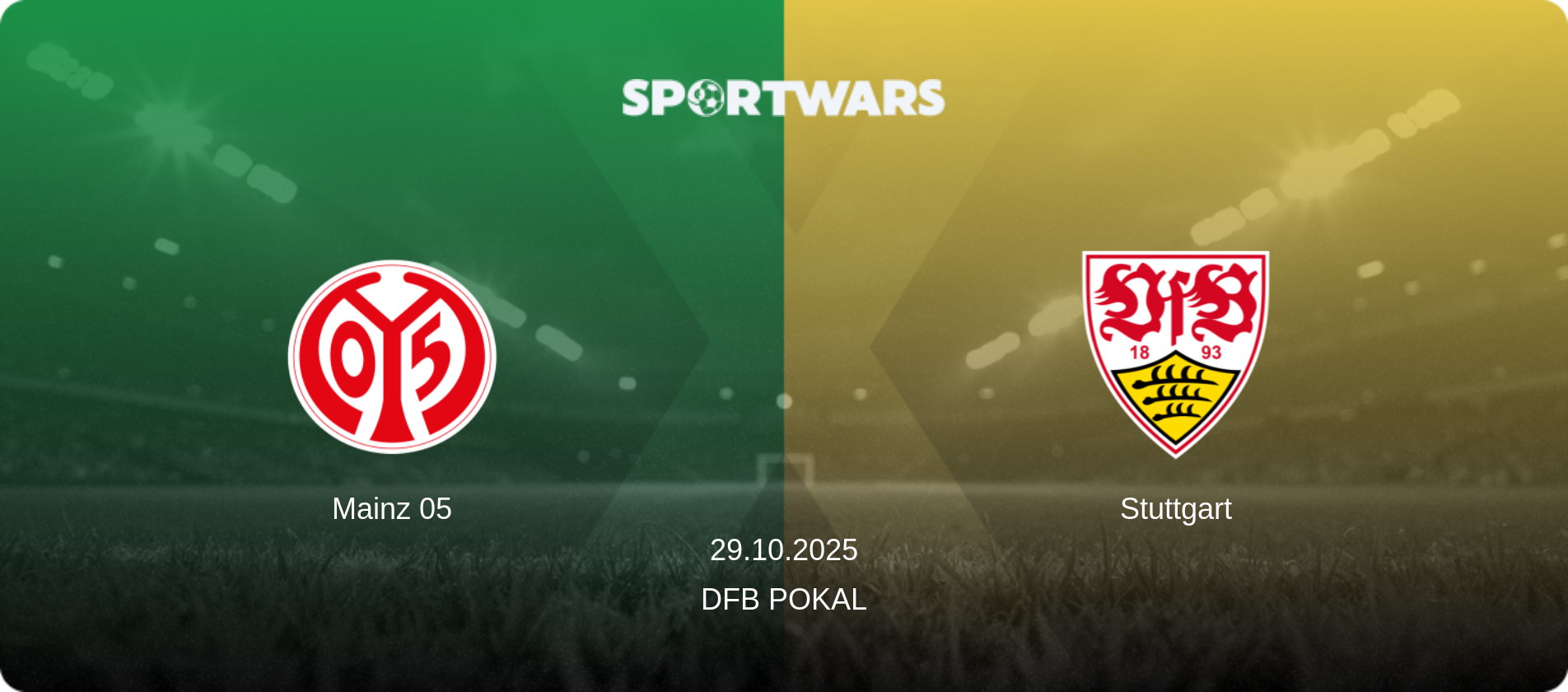 Mainz 05 — Stuttgart, 29.10.2025 — DFB Pokal (match preview)