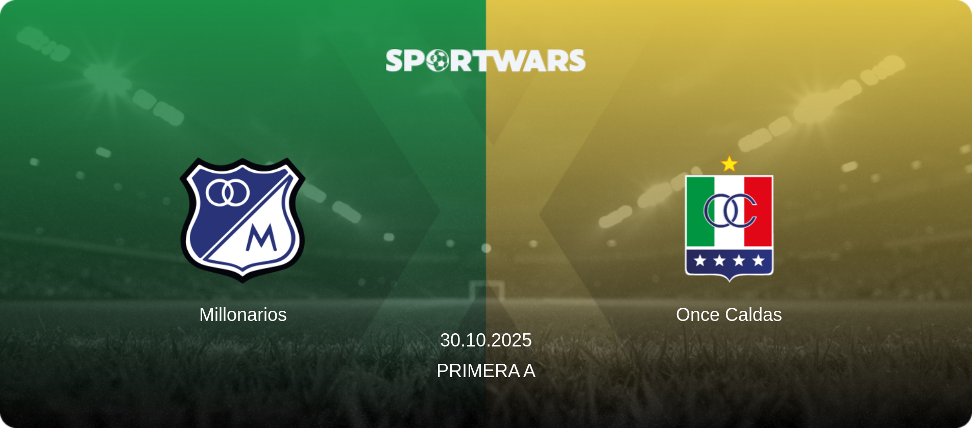 Millonarios — Once Caldas, 30.10.2025 — Primera A (match preview)