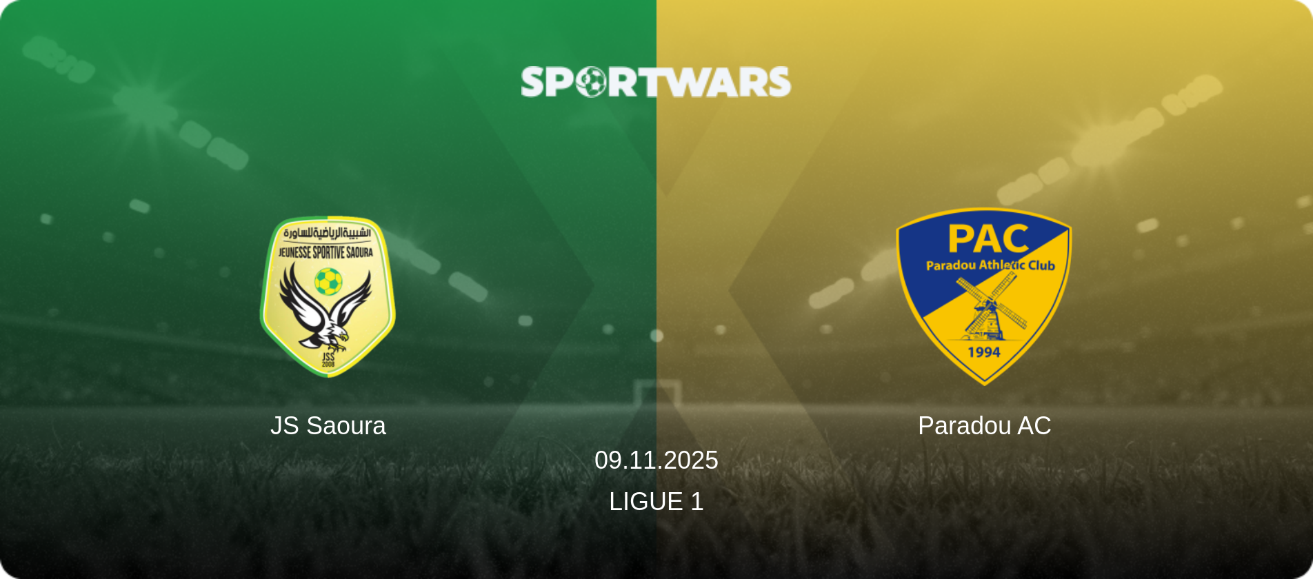 JS Saoura — Paradou AC, 09.11.2025 — Ligue 1 (match preview)