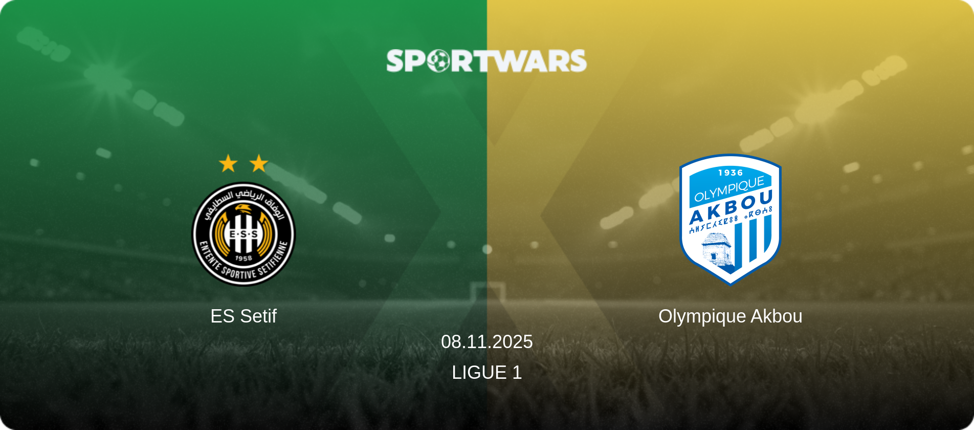 ES Setif — Olympique Akbou, 08.11.2025 — Ligue 1 (match preview)