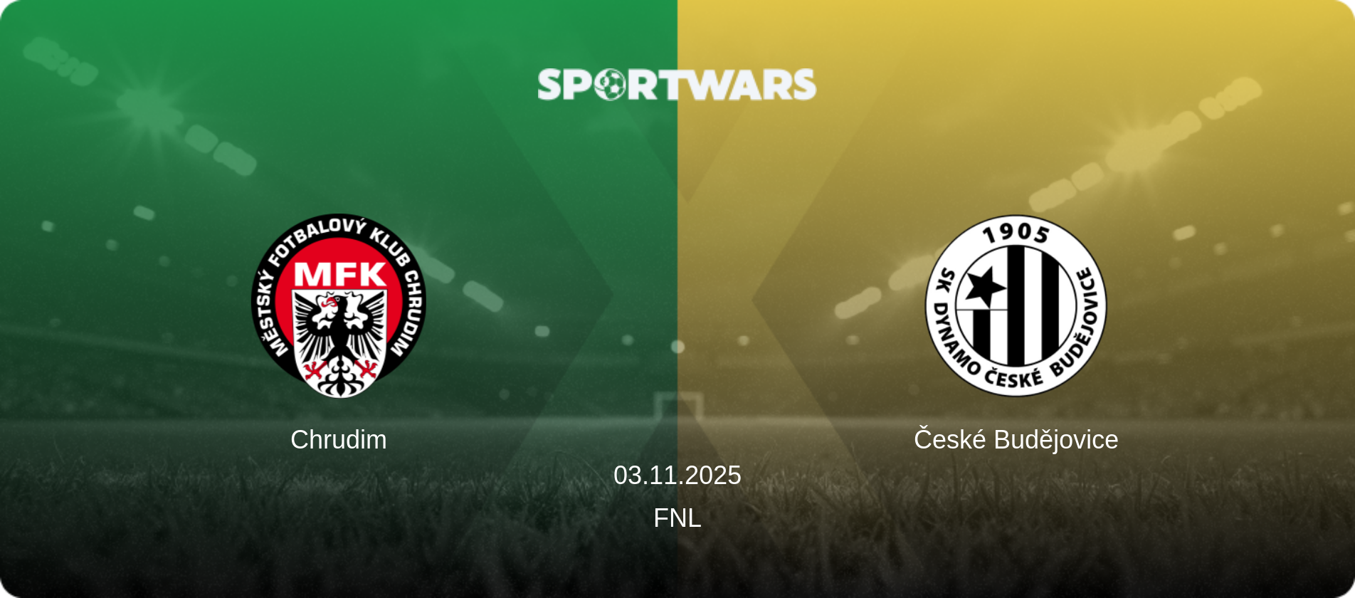 Chrudim — České Budějovice, 03.11.2025 — FNL (match preview)