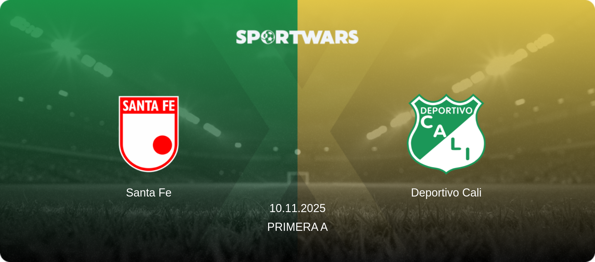 Santa Fe — Deportivo Cali, 03.11.2025 — Primera A (match preview)