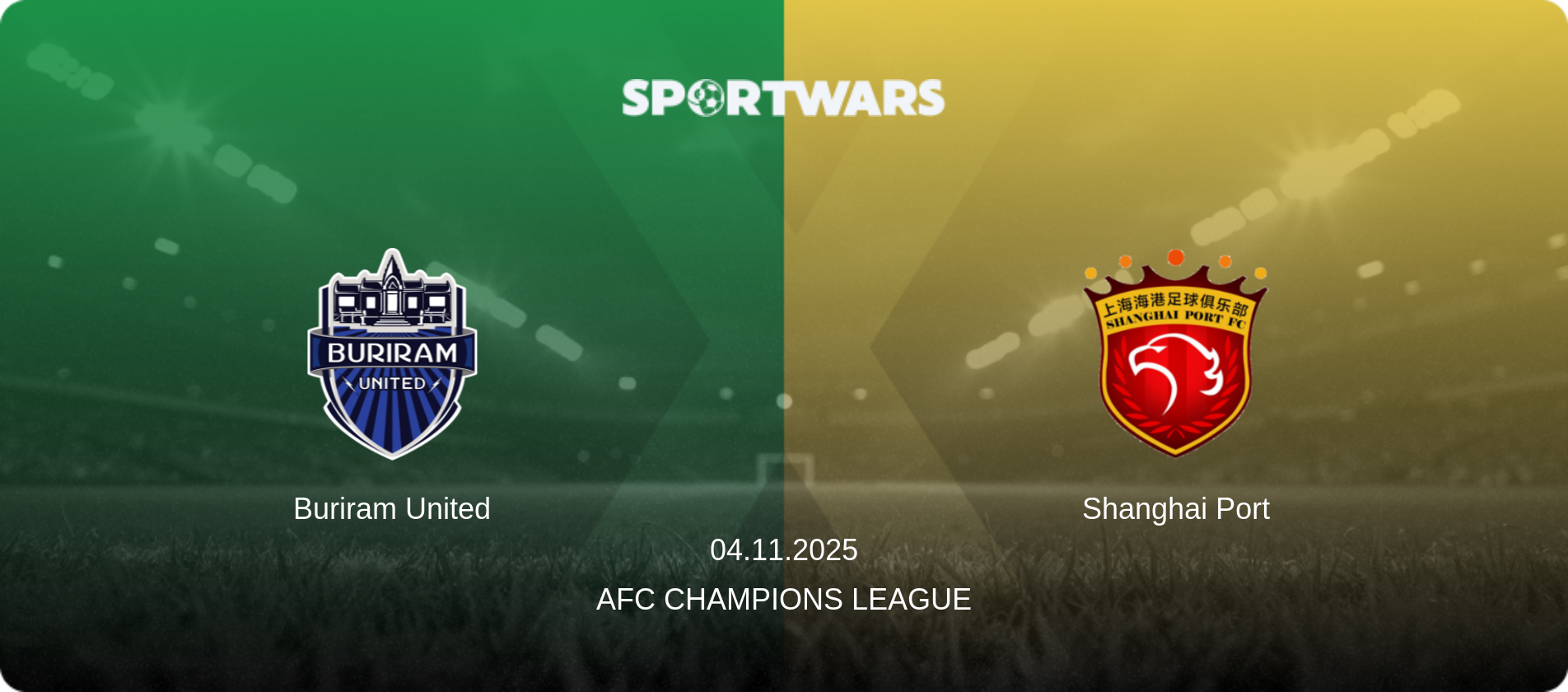 Buriram United — Shanghai Port, 04.11.2025 — AFC Champions League (match preview)