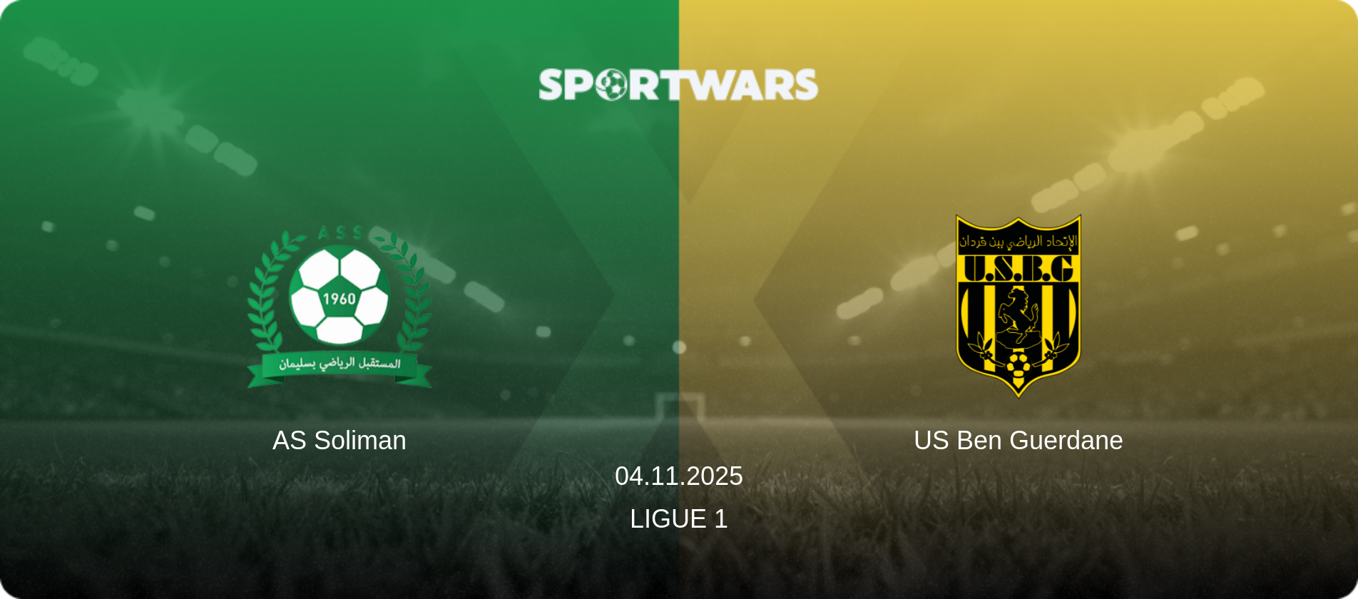 AS Soliman — US Ben Guerdane, 04.11.2025 — Ligue 1 (match preview)