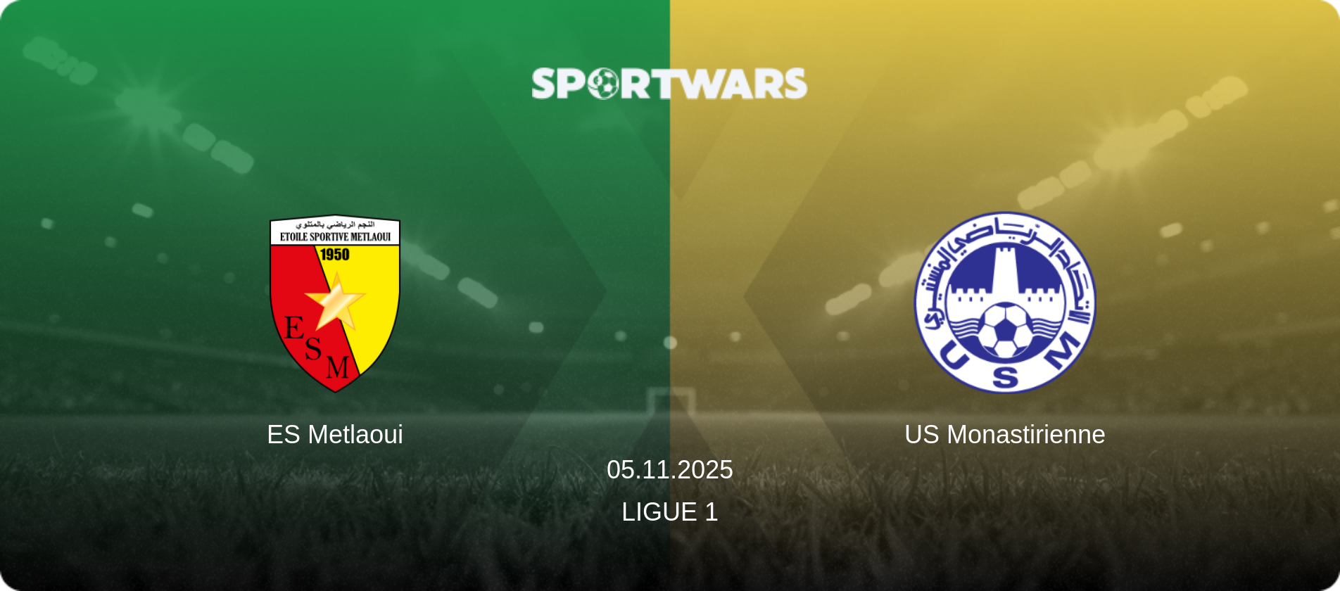 ES Metlaoui — US Monastirienne, 05.11.2025 — Ligue 1 (match preview)