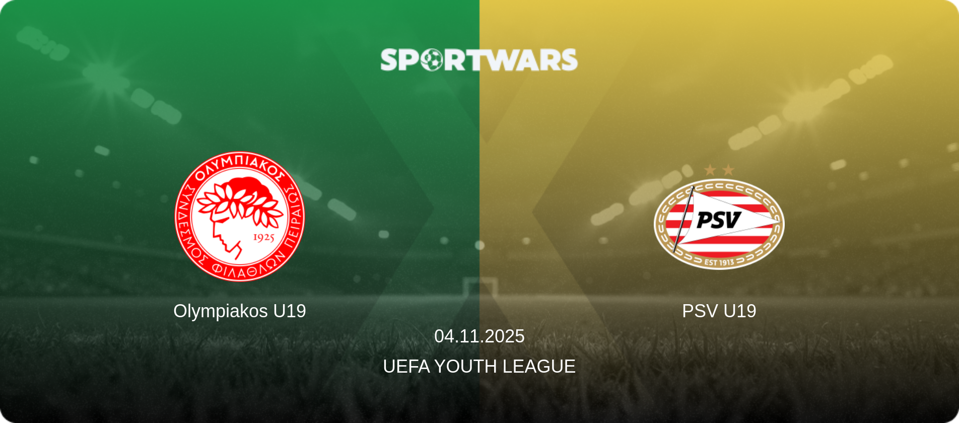 Olympiakos U19 — PSV U19, 04.11.2025 — UEFA Youth League (match preview)