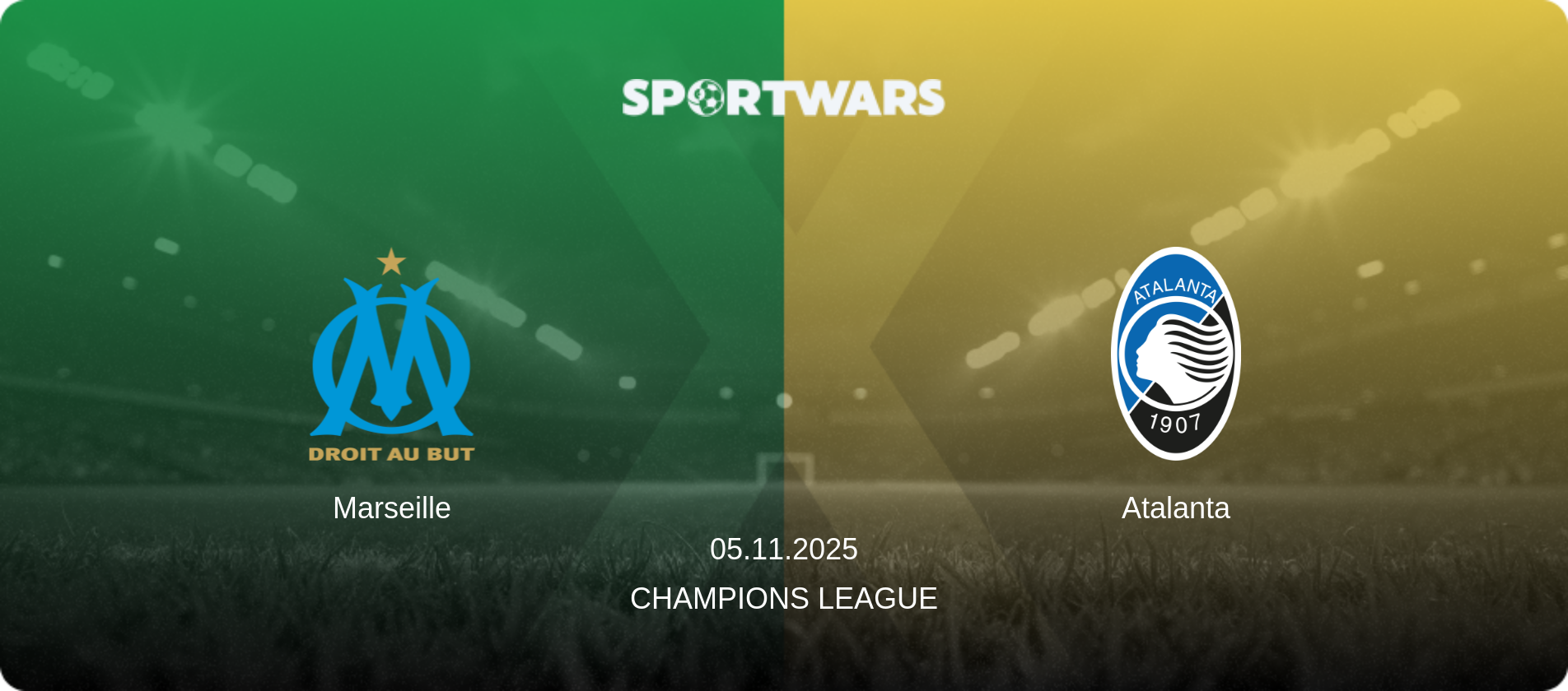 Marseille — Atalanta, 05.11.2025 — Champions League (match preview)