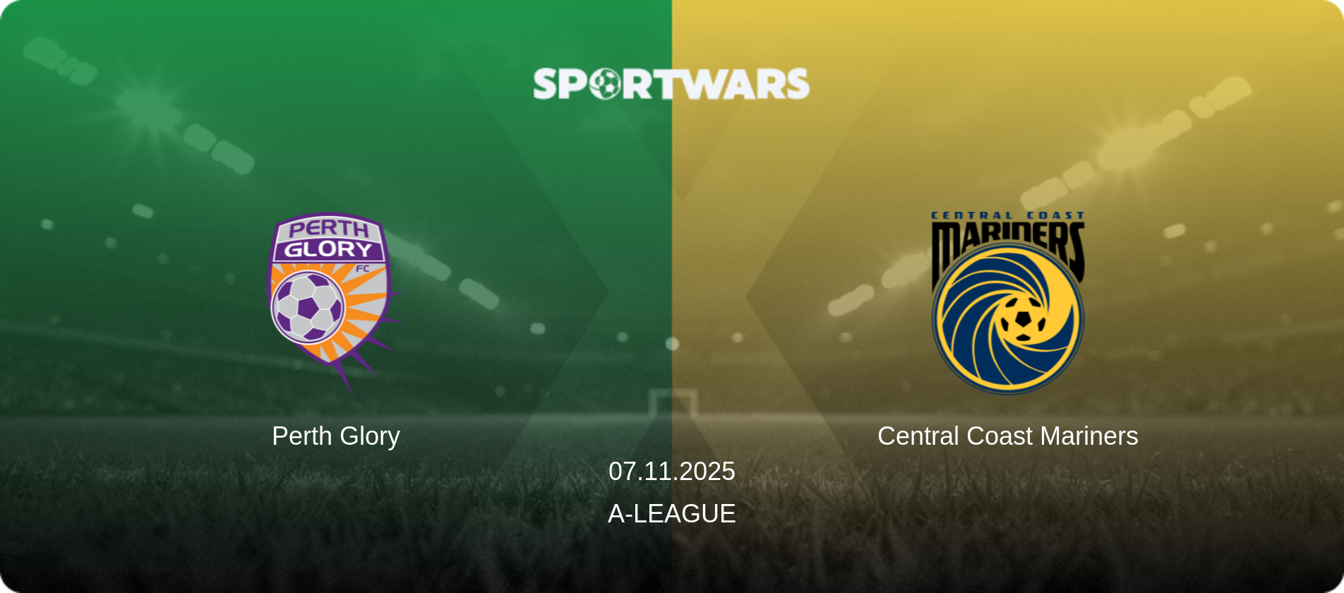 Perth Glory — Central Coast Mariners, 07.11.2025 — A-League (match preview)