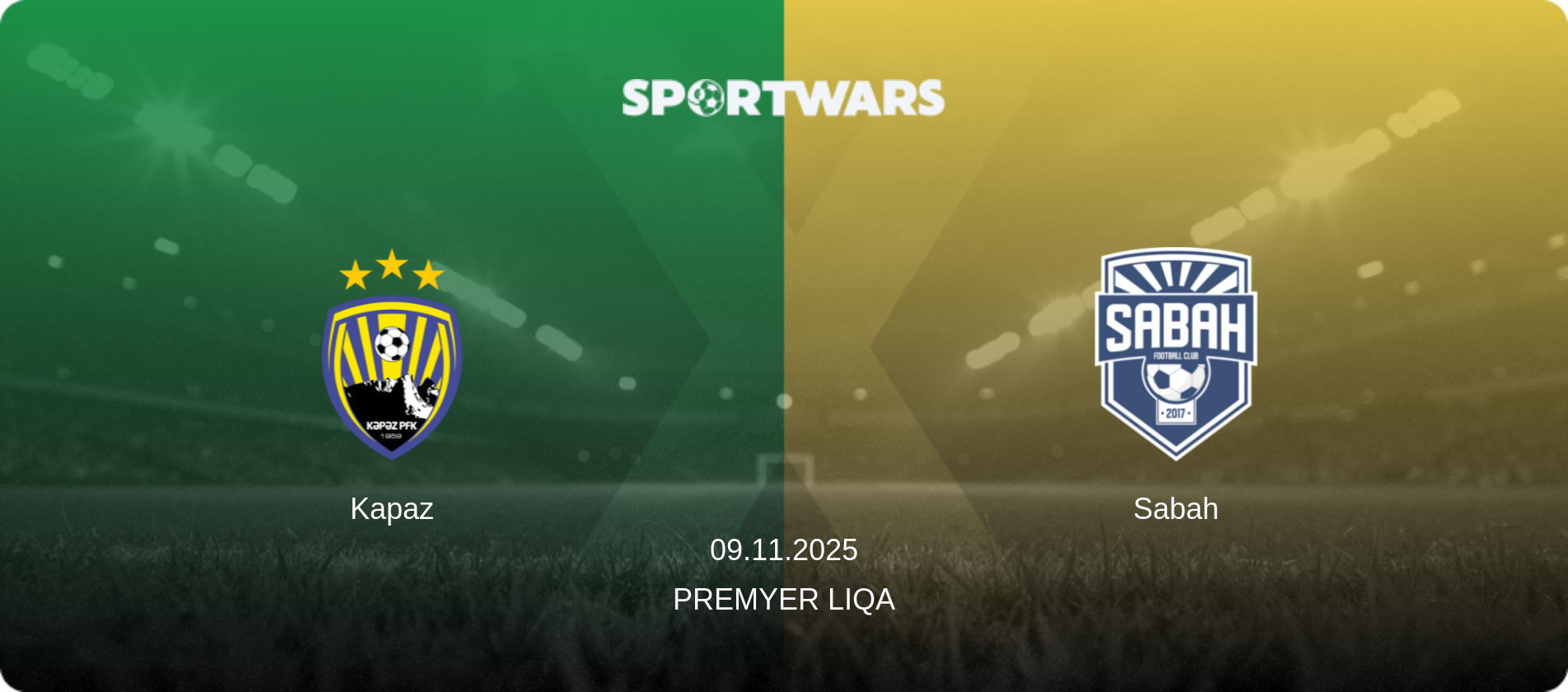 Kapaz — Sabah, 09.11.2025 — Premyer Liqa (match preview)