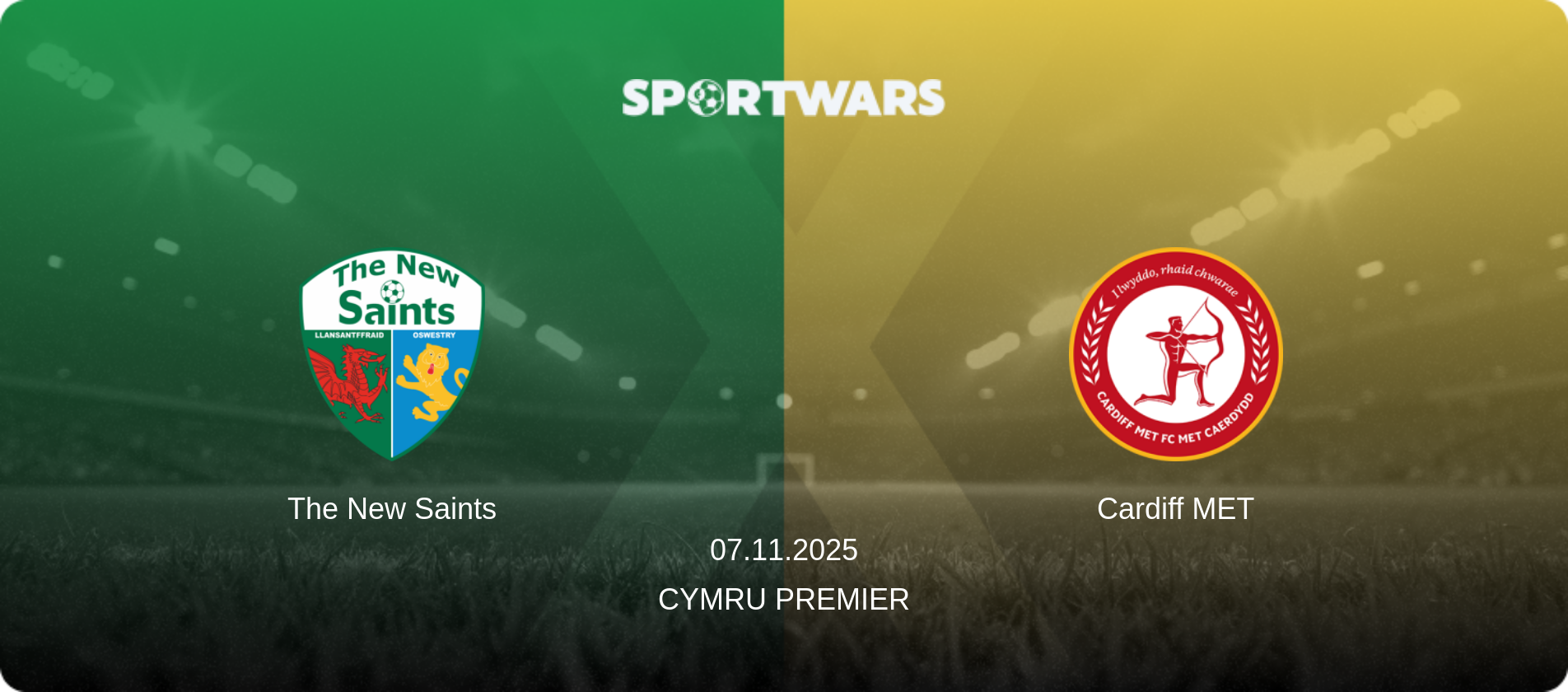 The New Saints — Cardiff MET, 07.11.2025 — Cymru Premier (match preview)