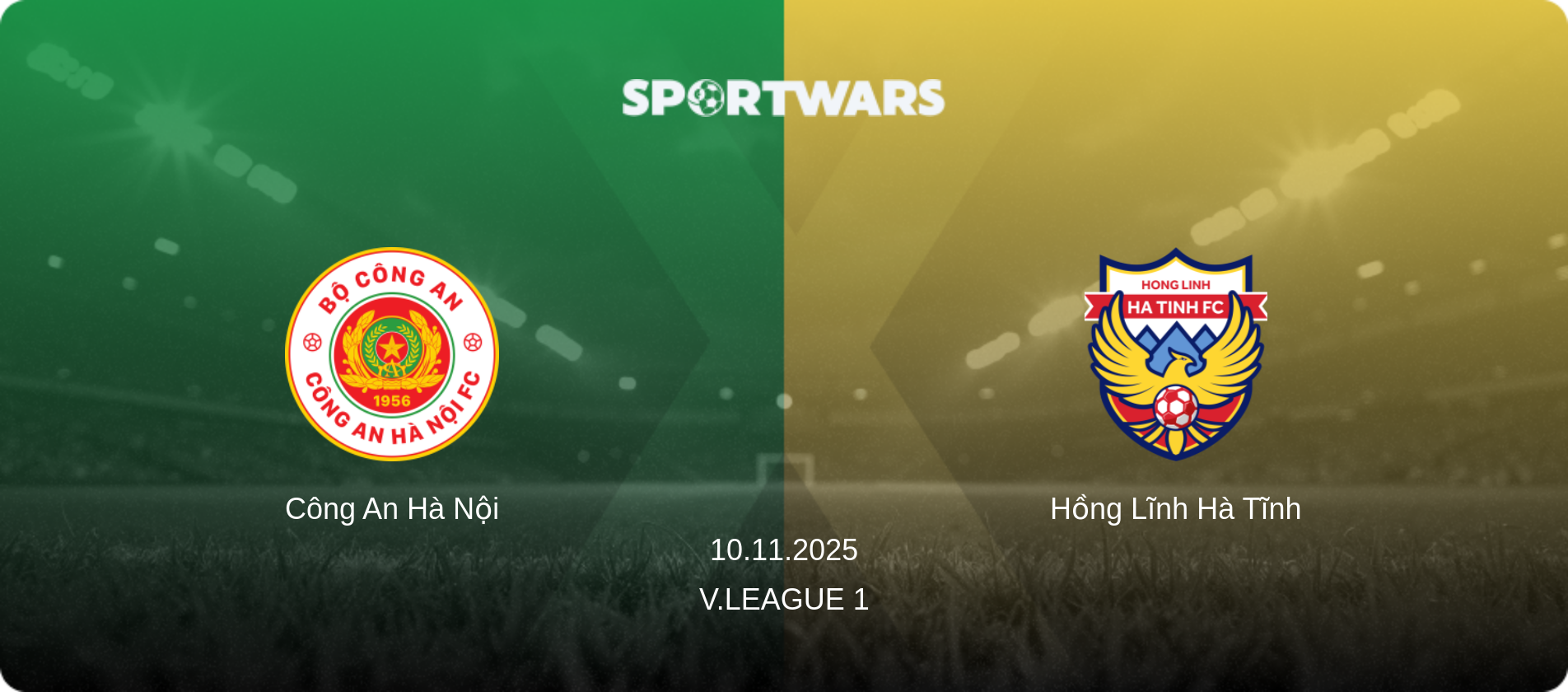 Công An Hà Nội — Hồng Lĩnh Hà Tĩnh, 10.11.2025 — V.League 1 (match preview)