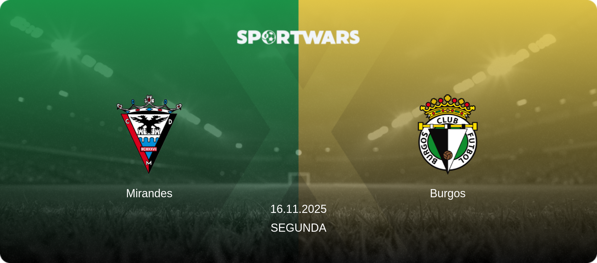 Mirandes — Burgos, 16.11.2025 — Segunda (match preview)