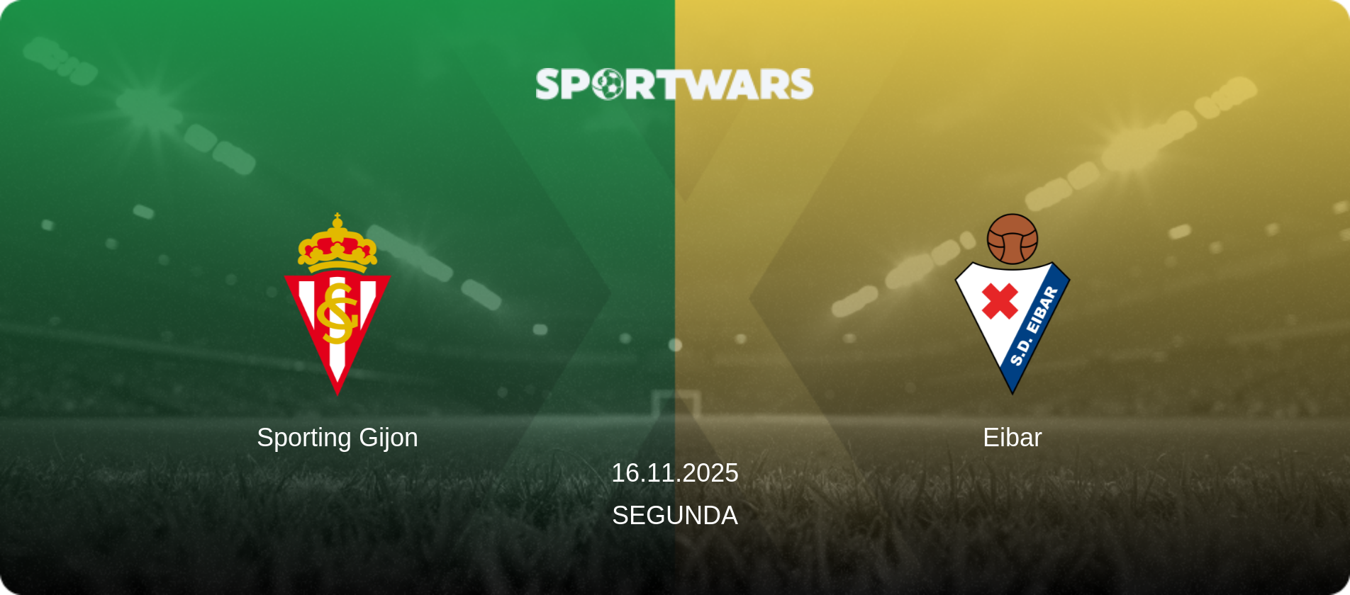 Sporting Gijon — Eibar, 16.11.2025 — Segunda (match preview)