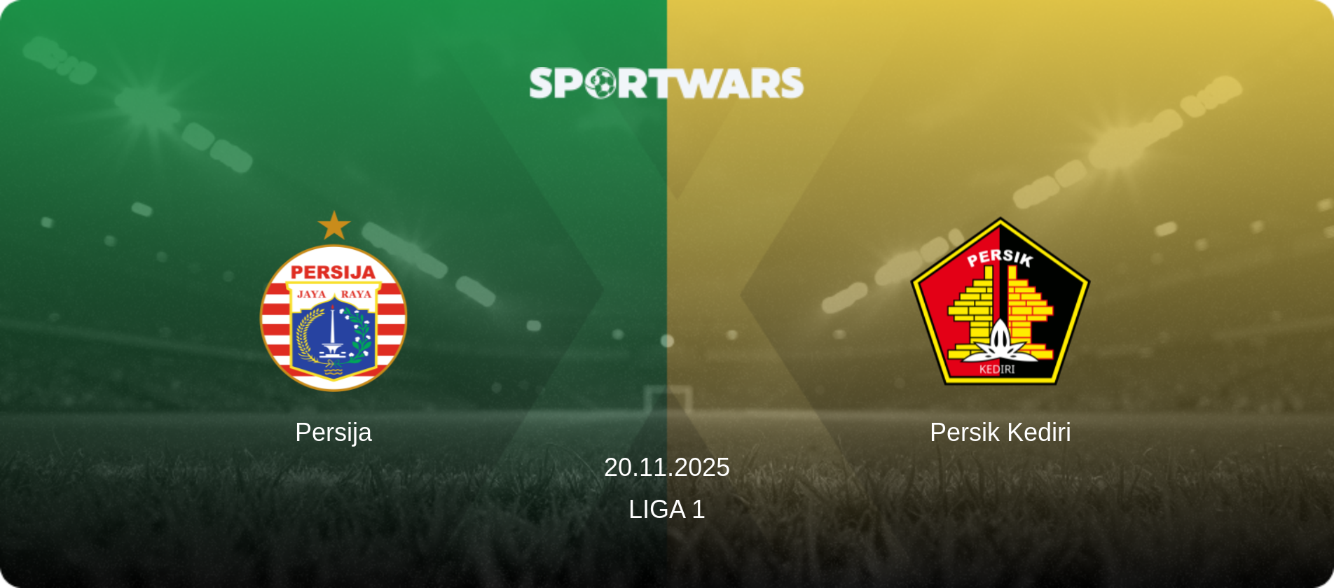 Persija — Persik Kediri, 20.11.2025 — Liga 1 (match preview)