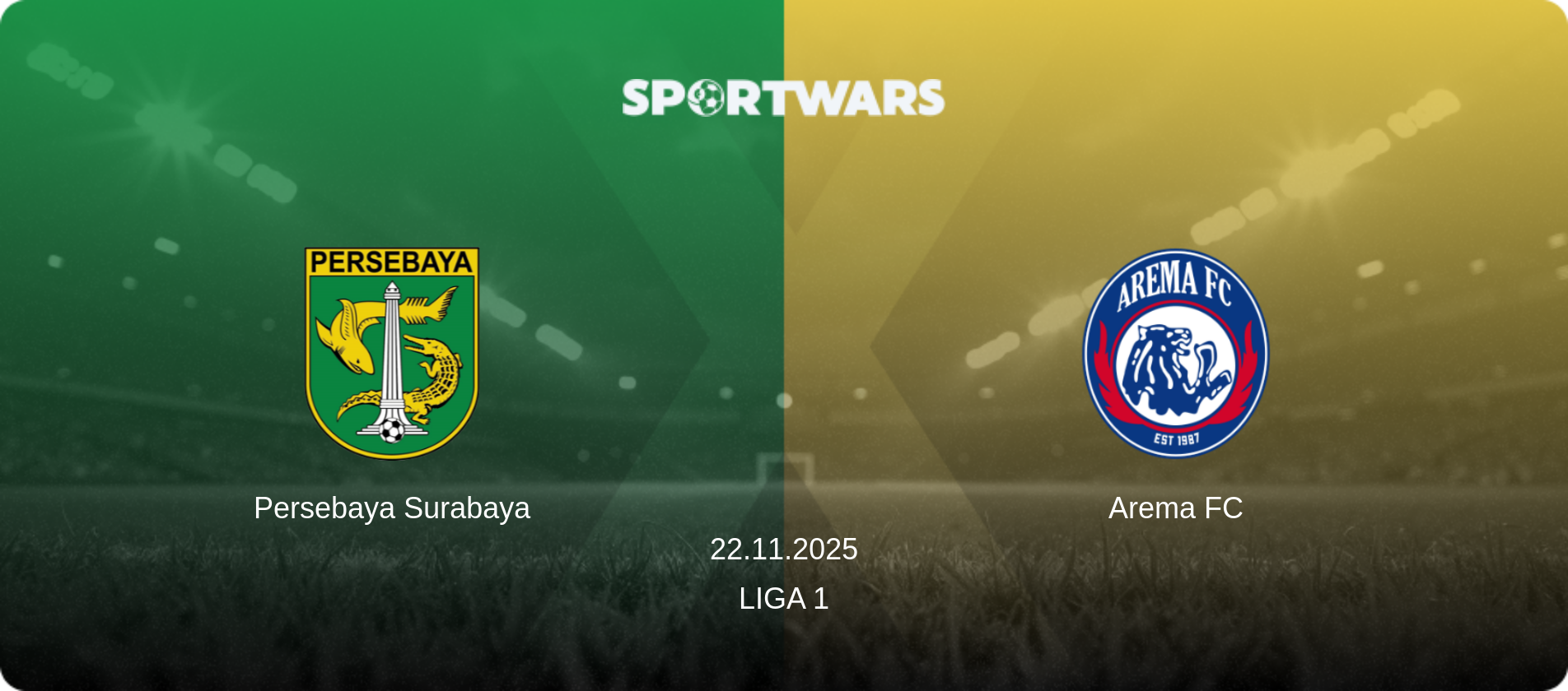 Persebaya Surabaya — Arema FC, 22.11.2025 — Liga 1 (match preview)