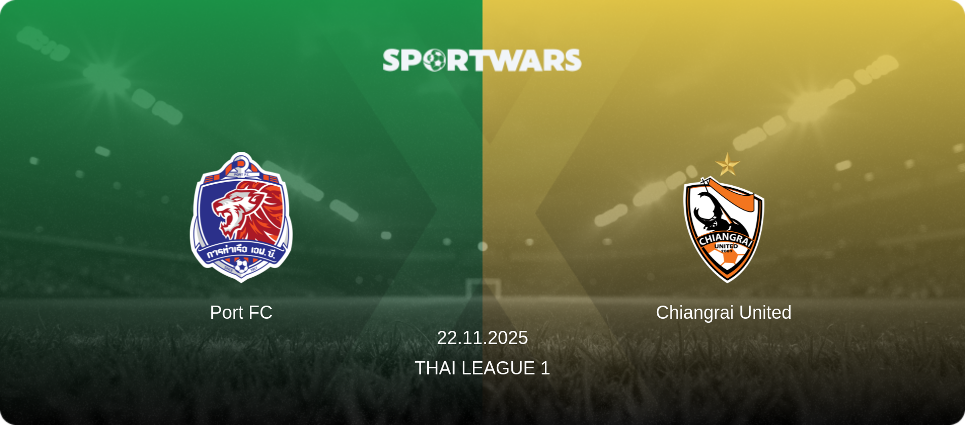 Port FC — Chiangrai United, 22.11.2025 — Thai League 1 (match preview)