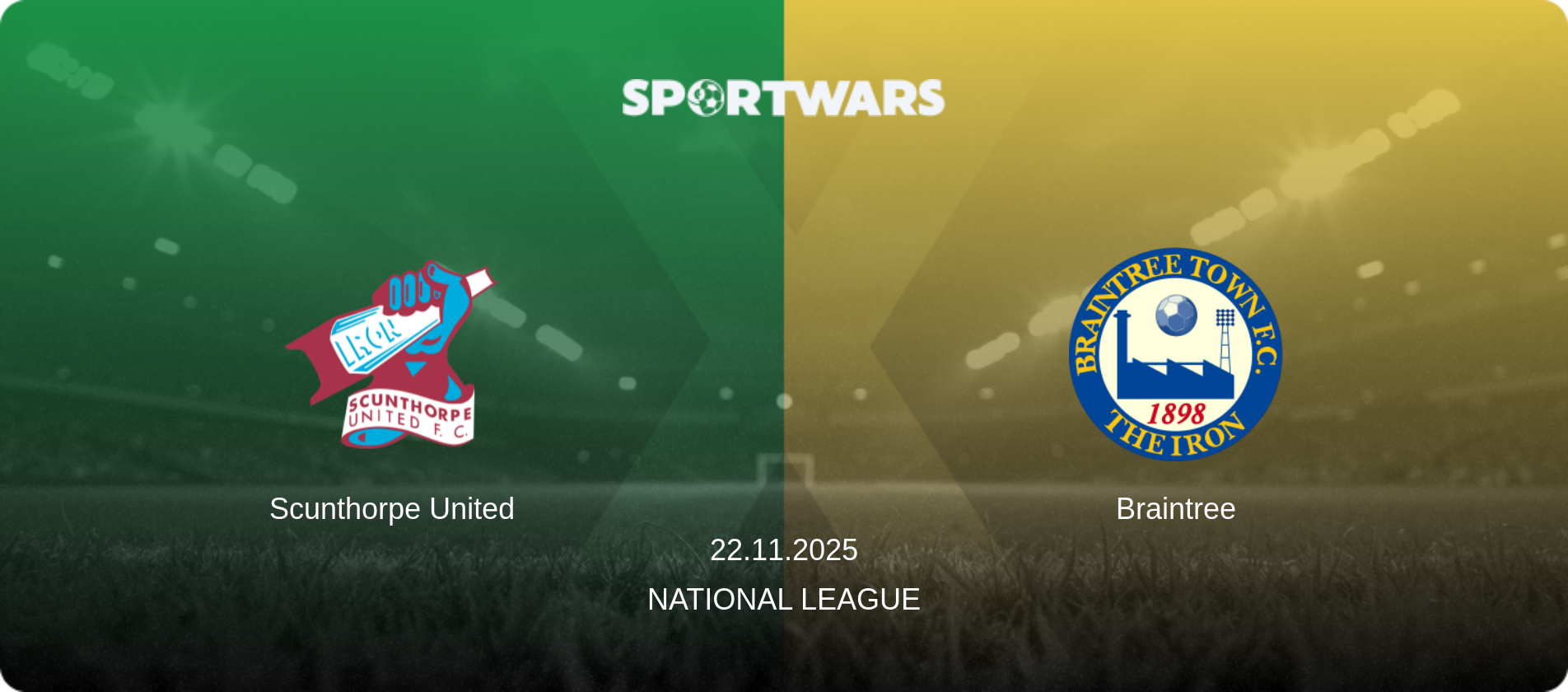Scunthorpe United — Braintree, 22.11.2025 — National League (match preview)