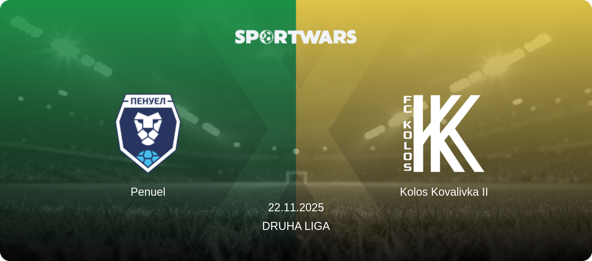 Penuel — Kolos Kovalivka II, 22.11.2025 — Druha Liga (match preview)