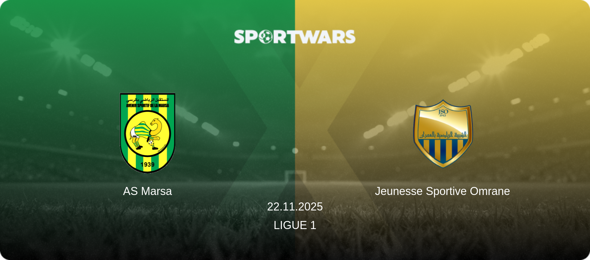 AS Marsa — Jeunesse Sportive Omrane, 22.11.2025 — Ligue 1 (match preview)