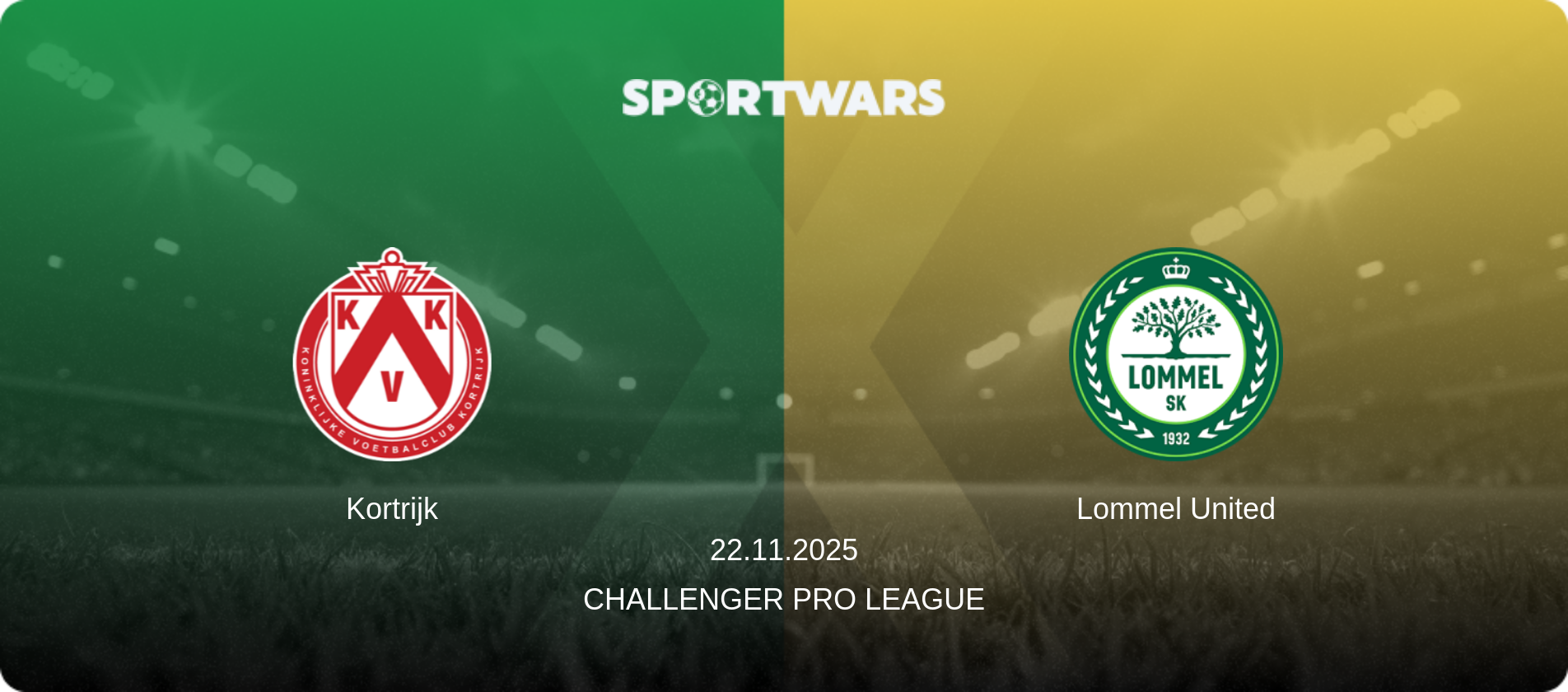 Kortrijk — Lommel United, 22.11.2025 — Challenger Pro League (match preview)