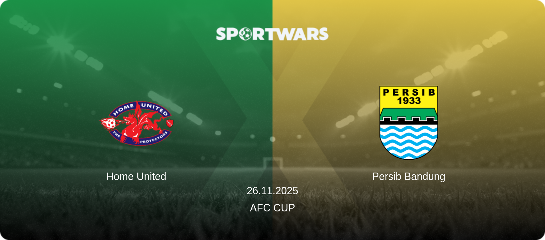 Home United — Persib Bandung, 26.11.2025 — AFC Cup (match preview)