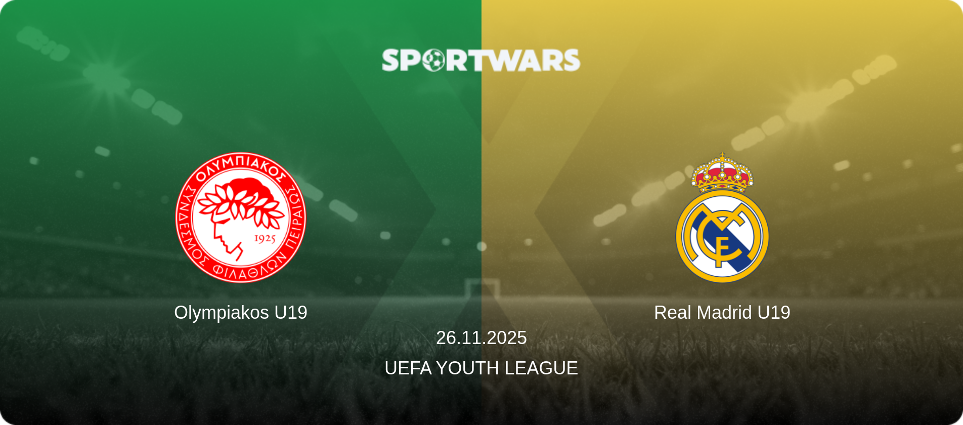 Olympiakos U19 — Real Madrid U19, 26.11.2025 — UEFA Youth League (match preview)