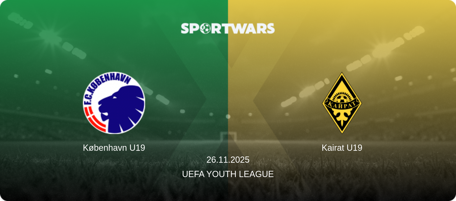 København U19 — Kairat U19, 26.11.2025 — UEFA Youth League (match preview)