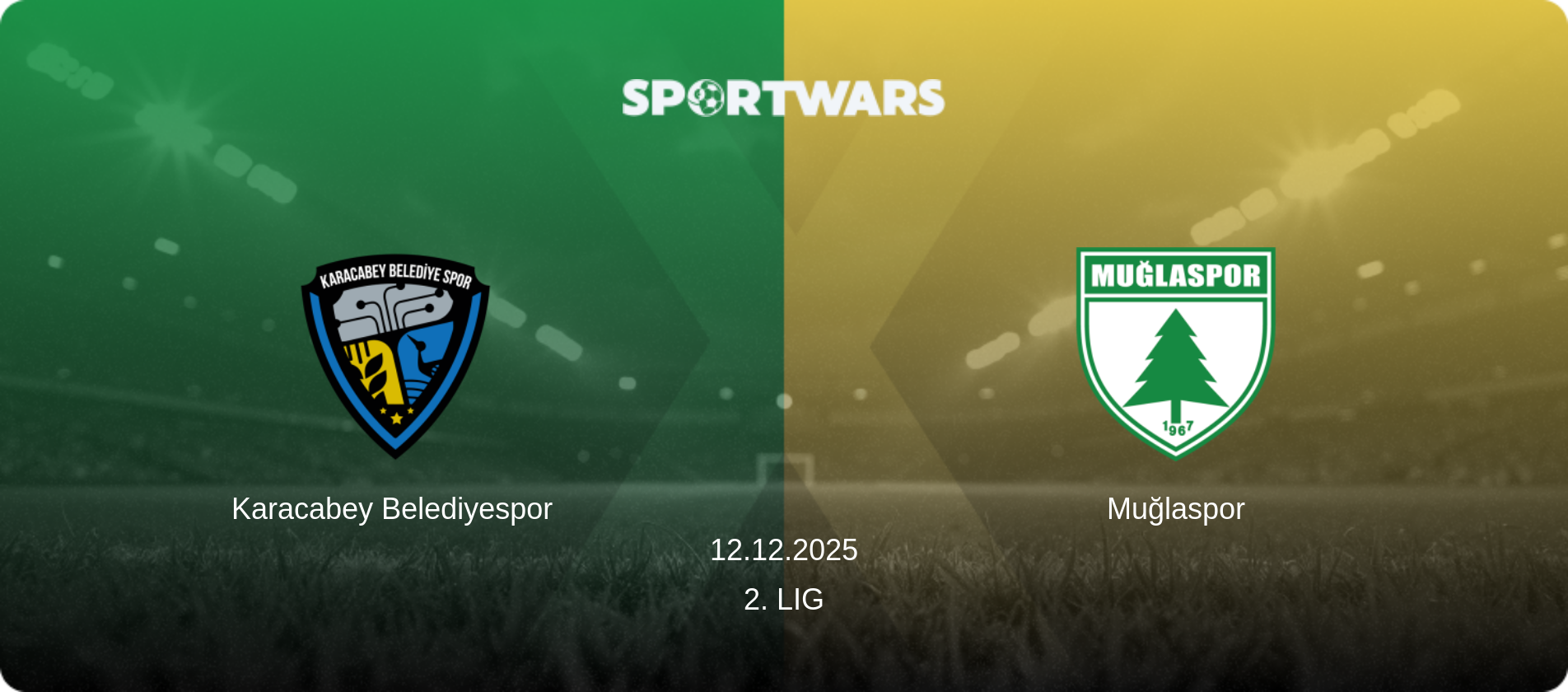 Karacabey Belediyespor — Muğlaspor, 12.12.2025 — 2. Lig (match preview)