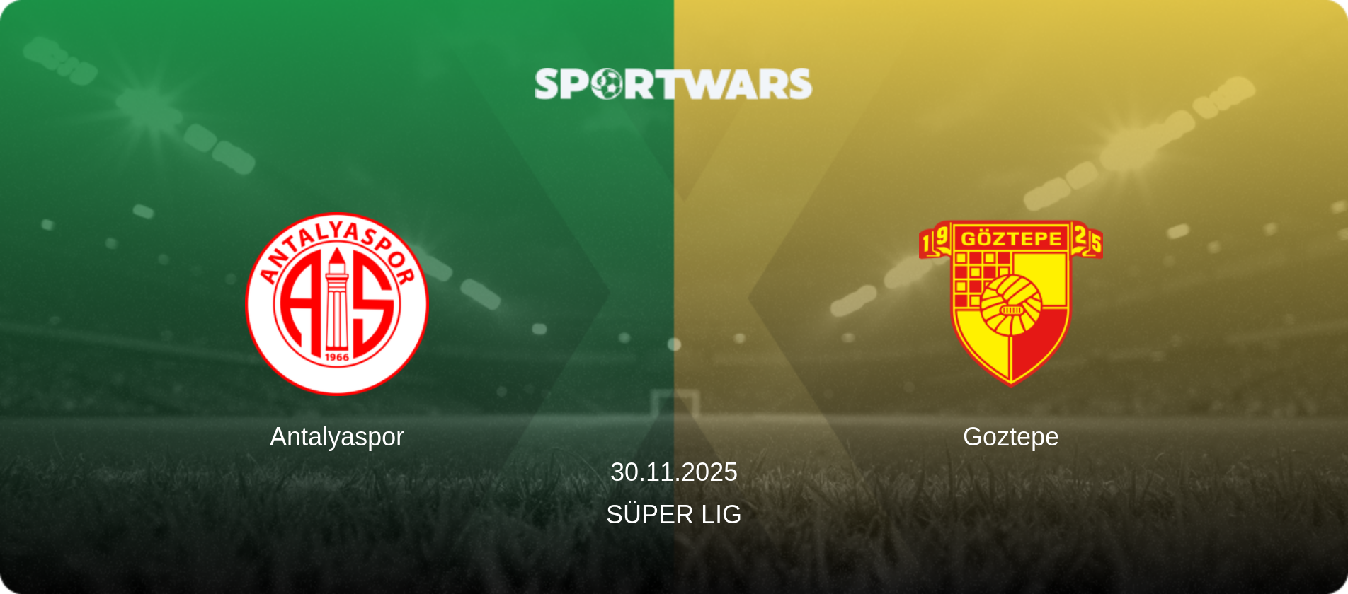 Antalyaspor — Goztepe, 30.11.2025 — Süper Lig (match preview)