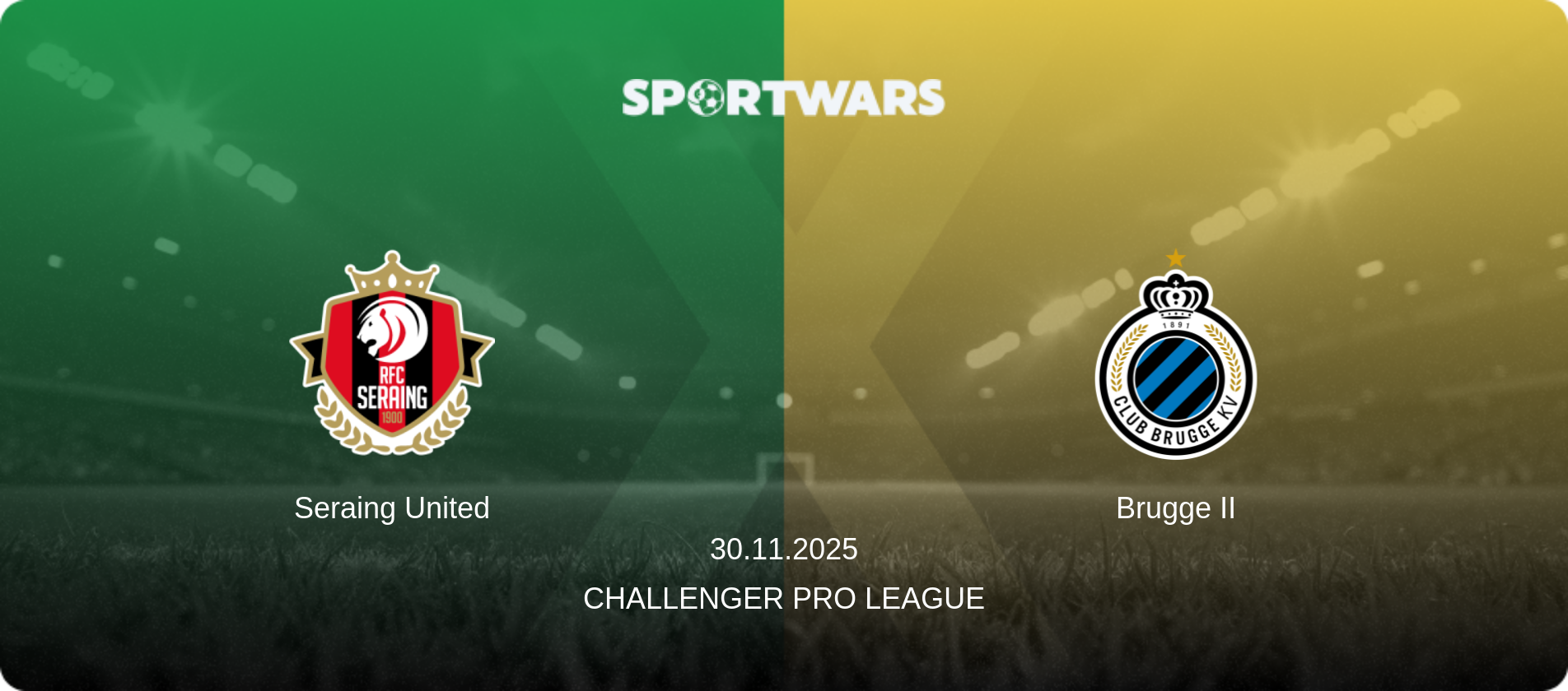 Seraing United — Brugge II, 30.11.2025 — Challenger Pro League (match preview)